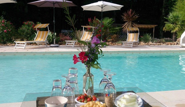 Cottage, pool and well-being in a charming forest domain of Medieval Perigord