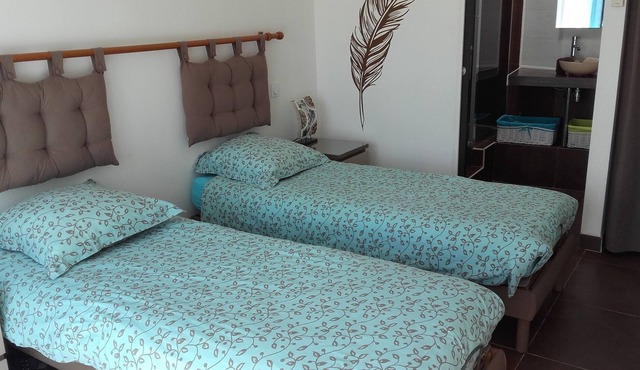 Cottage pour 2/4 personnes 53m2. 2 chambres. Extérieur privatif.