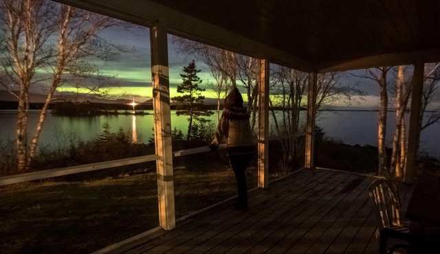 Cottage surrounded by splendor