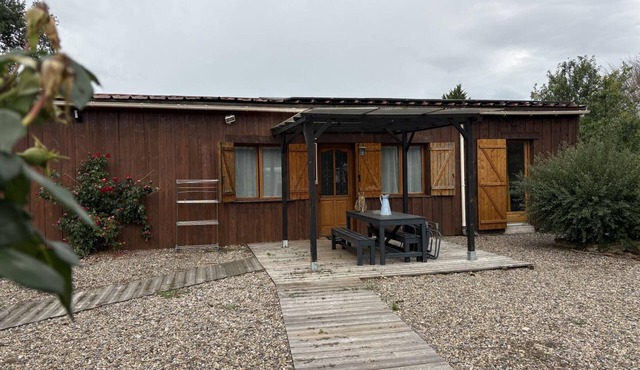 Cottage with covered pool in Auvergne