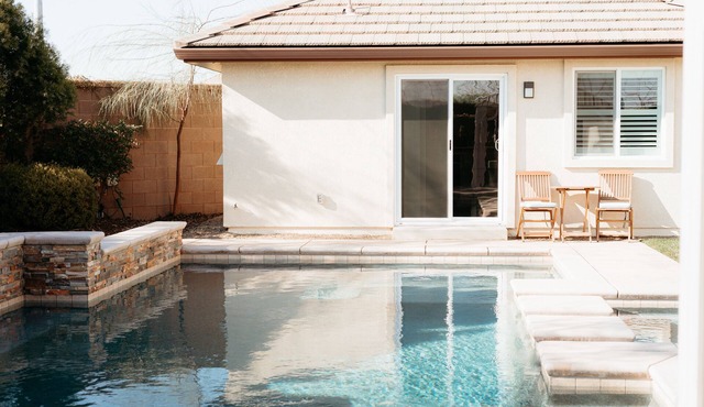 Cottage with Full Kitchen, Private Pool & Sauna, Steps from Lodi Wineries!