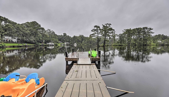 Cottage with Patio & Shared Waterfront Perks!