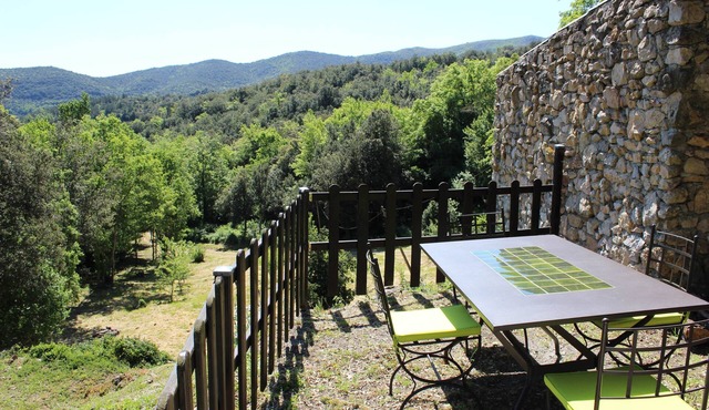 Cottage with WIFI terrace/garden - magnificent view - in the middle of nature - Cathar Country