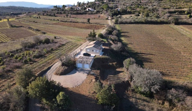 Country villa amidst vineyards
