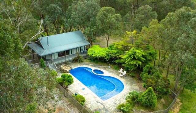 Country Charm Cottage with Pool & Forest Views