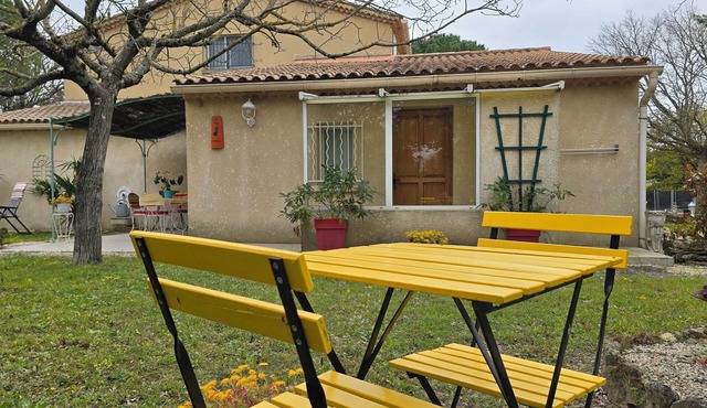 Country cottage with garden