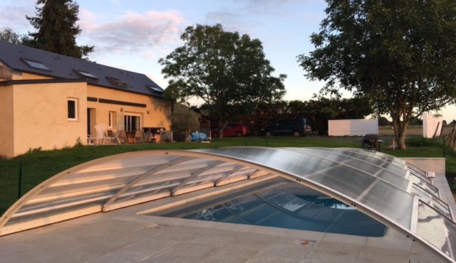 Country cottage near castles with swimming pool Hammam Spa Sauna 2h30 from Paris