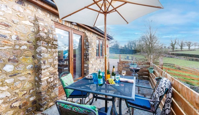 Country Cottage for up to 4 & a dog in the Blackdown Hills AONB with log burner