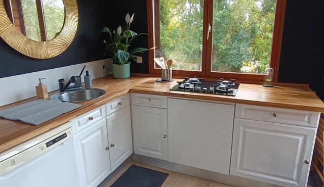 Country cottage with view and access to the Le Loir, next to the greenway