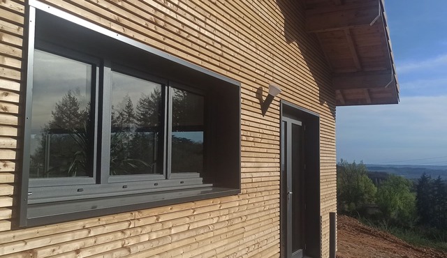 Country estate with fallow deer