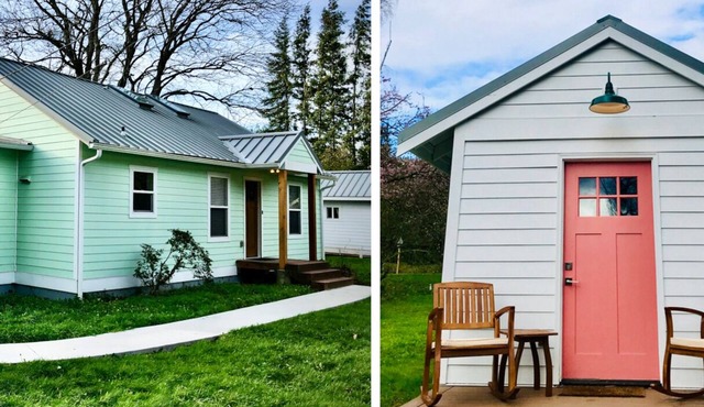Country Home+ Tiny House: Sleeps 9; with WiFi and AC in adorable Fall City!