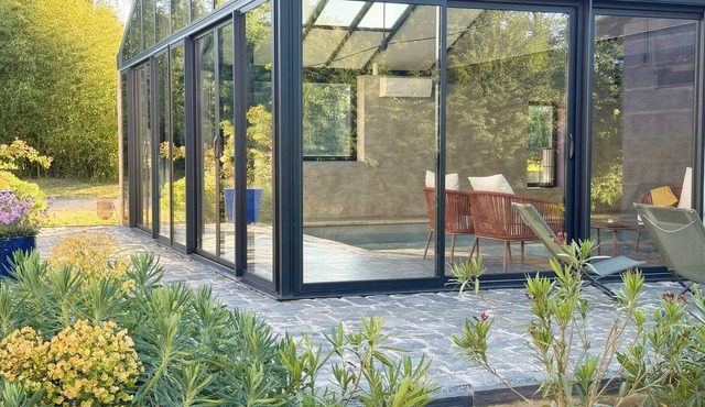 Country house in Sarthe with indoor pool