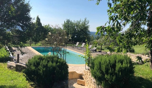 Country House 'La Colle En Provence Main House' with Mountain View, Private Pool and Wi-Fi