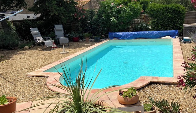 Country house on vineyard with swimming pool