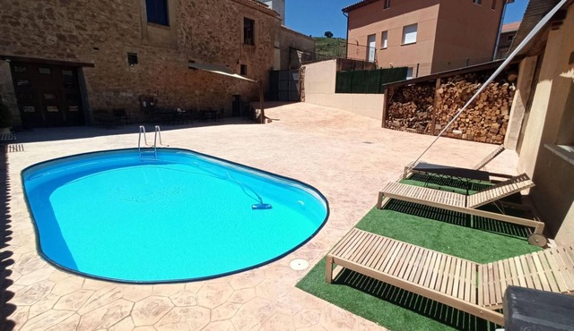 Country House 'Palacio De Velamazán' with Mountain View, Private Pool and Wi-Fi