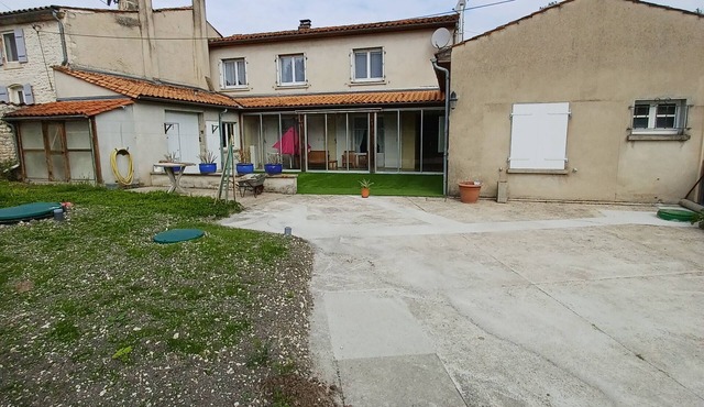 Country house surrounded by vineyards