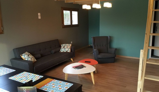 Country loft at Domaine de Suzel with swimming pool