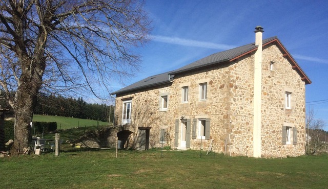 Country's individual house near to lake