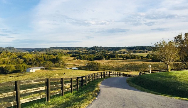 Country setting with spectacular views