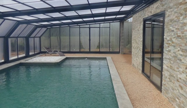 Countryside house - wildlife park - Covered heated swimming pool