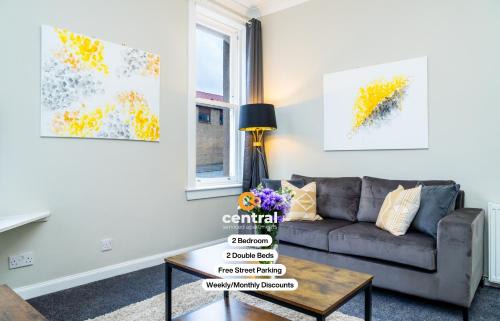 Court Street by CENTRAL SERVICED APARTMENTS - 2 Bedroom - Ground Floor - Modern - Sleeps 4 - 2 x Double Beds - Free Street Parking - Fully Equipped - Short & Long Term Stays Available - Contact Us for your Requirements