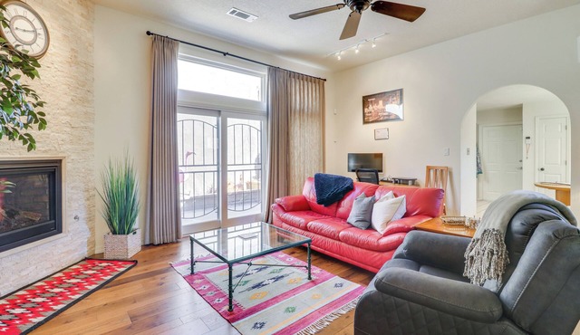 Covered Patio & Private Yard: Albuquerque Retreat