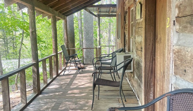 Covered Porch - - Charcoal Grill - Wood Fireplace