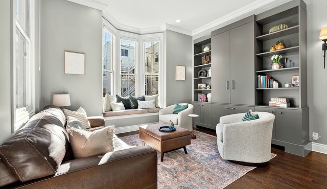 Cow Hollow-Marina 2-bedroom top floor duplex