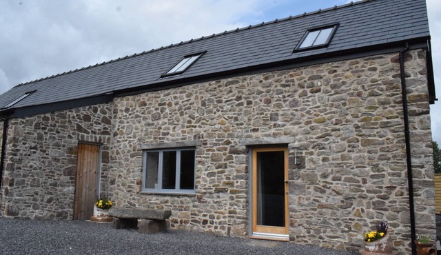 Cowshed near Abergavenny in the Black Mountains