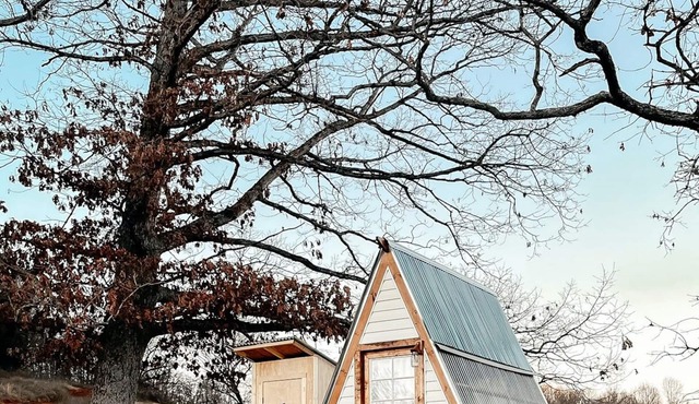 Cozy 1-bedroom A-Frame nestled on a farm overlooking the Blue Ridge Mountains