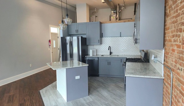 Cozy 1-bedroom apartment in downtown Kalamazoo, walking distance to attractions.