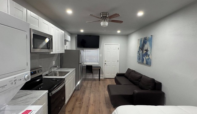 Cozy 1-Bedroom Apartment-Studio converted from house garage. Wifi, washer/dryer.