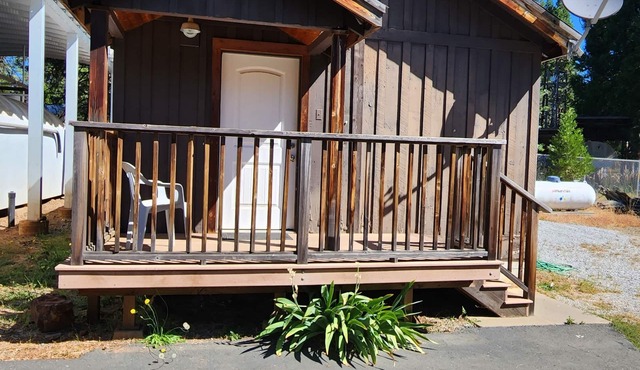 Cozy 1 bedroom cabin in peaceful Trinity Center with AC