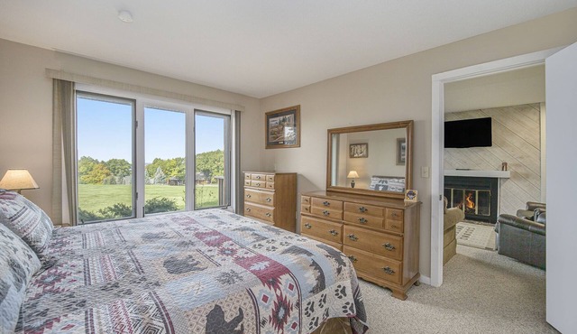 Cozy 1 Bedroom Condo w/Fireplace & Lake Views at Summit Village