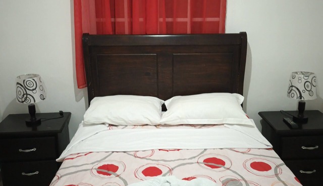 Cozy 1-bedroom hotel in terrific Monte Plata with AC