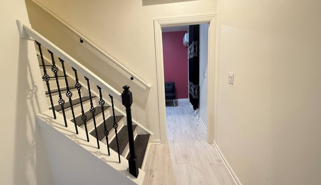 Cozy 1-bedroom in a well ventilated and stylish basement.