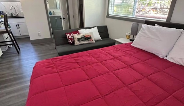 Cozy 1-bedroom studio B in San Jose with kitchen/AC/WIFI/WASHER/DRYER/PARKING