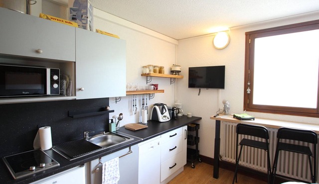 Cozy 19m² studio at the foot of the slopes with pool