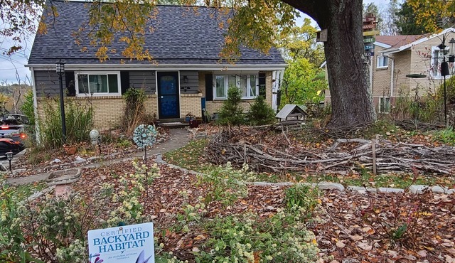 Cozy 2 bed/2.5 bath home with beautiful yard in peaceful neighborhood.