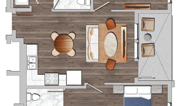 Cozy 2-bedroom apartment in charming Los Angeles with fitness room, WiFi