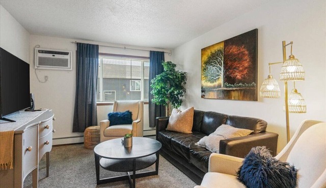 Cozy 2-bedroom apartment with WiFi & a short walk to SCSU hockey Arena!