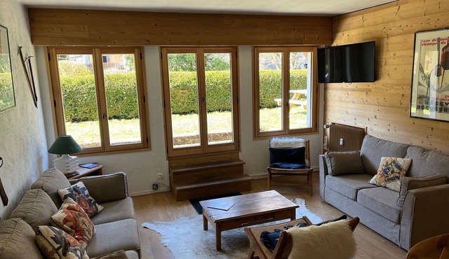 Cozy 2-bedroom apartment, terrace and parking in Megève