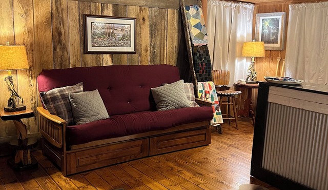 Cozy 2-bedroom cabin in Scottsville with creek access, fishing, kayaking,