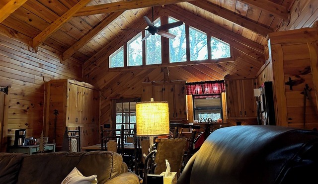 Cozy 2-bedroom cabin nestled in the woods in serene Mentone