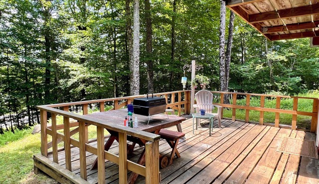 Cozy 2-bedroom cabin plus bunk house in the central Adirondacks, Long Lake