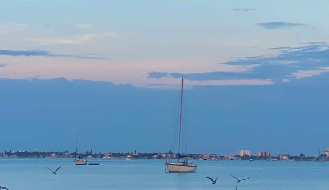 Cozy 2 bedroom condo steps away from the bay & a quick drive to St. Pete Beach.