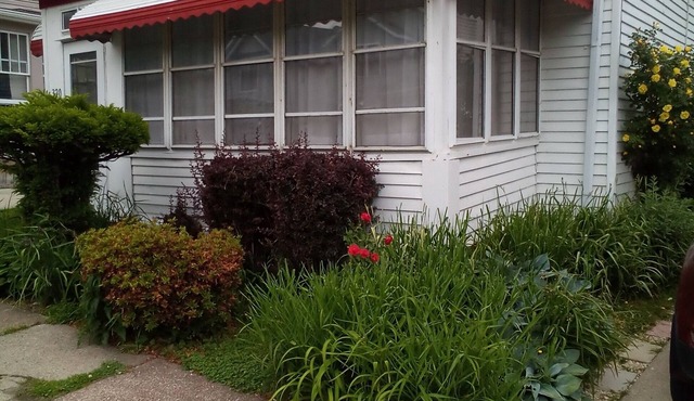 Cozy 2-bedroom house with AC/summer in Erie. Back street promenade overlooks bay