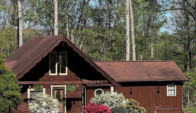Cozy 2-bedroom + Loft Wood Cabin in Rocky Top with AC
