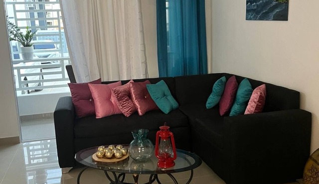 Cozy 2-bedroom apartment in charming San Francisco de Macorís with WiFi, AC