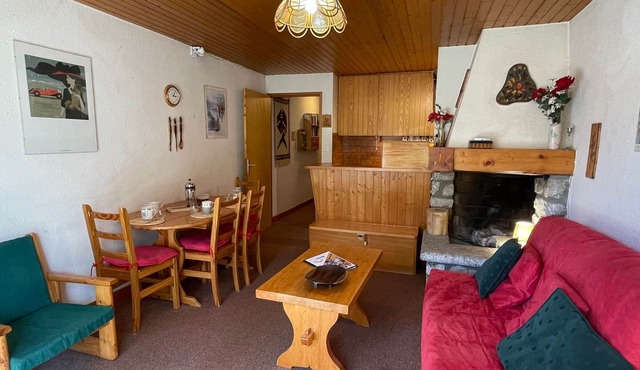 Cozy 2-room apartment, 4 people, Méribel, near slopes, pets allowed